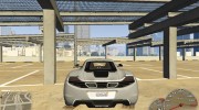 2011 McLaren MP4 12C для GTA 5 миниатюра 3