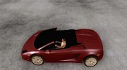 Lamborghini Gallardo Spyder v2 для GTA San Andreas миниатюра 2