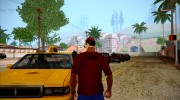 Red Mohawk and Black Stubbles para GTA San Andreas miniatura 3