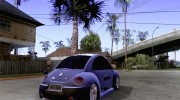 Volkswagen New Beetle GTi 1.8 Turbo for GTA San Andreas miniature 4