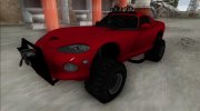 Dodge Viper GTS Off Road для GTA San Andreas миниатюра 3