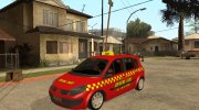 Renault Scenic Mk2 Crveni Taxi для GTA San Andreas миниатюра 1