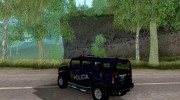 Hummer H2 G.E.O.S. (Police Spain) para GTA San Andreas miniatura 2