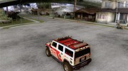 HUMMER H2 Amulance для GTA San Andreas миниатюра 3