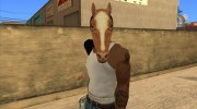 Лошадиная маска для GTA San Andreas миниатюра 3