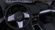 Subaru Legacy b4 2010 для GTA San Andreas миниатюра 6