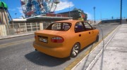 Daewoo Lanos Taxi for GTA 4 miniature 2