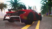 McLaren P1 GSC для GTA San Andreas миниатюра 3