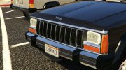 Jeep Cherokee XJ для GTA 5 миниатюра 3