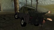 УАЗ 69 пикап для GTA San Andreas миниатюра 5