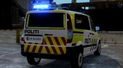 Mercedes-Benz Vito 2014 Norwegian Police для GTA 4 миниатюра 2