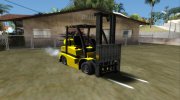 GTA V HVY Forklift (IVF) для GTA San Andreas миниатюра 1