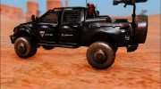 Toyota Hilux Technical для GTA San Andreas миниатюра 3
