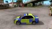 Mitsubishi Lancer Полиция para GTA San Andreas miniatura 2