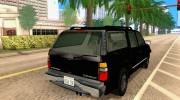Chevrolet Suburban FBI para GTA San Andreas miniatura 4