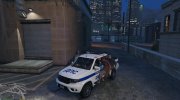 УАЗ Патриот Пикап Полиция para GTA 5 miniatura 3