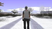 Skin GTA Online в серой маске for GTA San Andreas miniature 2