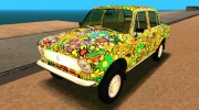 ВАЗ 21011 Hippie для GTA San Andreas миниатюра 2