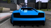 Lamborghini Gallardo Superleggera 2011 для GTA San Andreas миниатюра 6