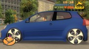 Volkswagen Golf GTI W12 TT Black Revel para GTA 3 miniatura 3