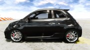 Fiat 500 Abarth для GTA 4 миниатюра 2