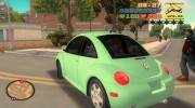 Volkswagen New Beetle para GTA 3 miniatura 2