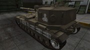 Зоны пробития контурные для FV215b (183) for World Of Tanks miniature 3