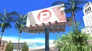 Анимированный рекламный щит PASTENT.TV для GTA San Andreas миниатюра 11
