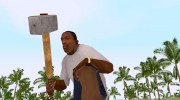 New bat - Sledgehammer para GTA San Andreas miniatura 2