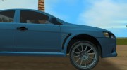 Mitsubishi Lancer Evolution X для GTA Vice City миниатюра 11