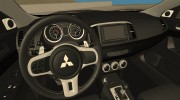 Mitsubishi Lancer Evolution X Казахстанская Полиция v2.0 para GTA San Andreas miniatura 6