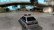 ВАЗ 2114 Полиция ДПС для GTA San Andreas миниатюра 3