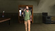 Макс Пэйн 3 в зеленой рубашке для GTA San Andreas миниатюра 5