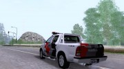Toyota Hilux PMSP Trânzito для GTA San Andreas миниатюра 2