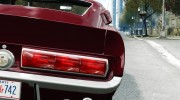 Shelby GT500 1967 для GTA 4 миниатюра 13