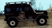 УАЗ-469 - Иван Брагинский Itasha para GTA San Andreas miniatura 3