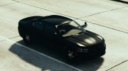 2015 Unmarked Dodge Charger DEV for GTA 5 miniature 4