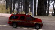 Chevrolet Suburban EMS Supervisor 862 для GTA San Andreas миниатюра 5