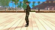 HQ skin Army para GTA San Andreas miniatura 2