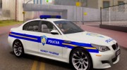 BMW M5 - Croatian Police Car para GTA San Andreas miniatura 3