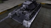Темный скин для PzKpfw VIB Tiger II для World Of Tanks миниатюра 1