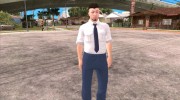 Skin HD GTA V Online в рубашке с галстуком para GTA San Andreas miniatura 3