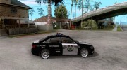 Audi A6 Police para GTA San Andreas miniatura 5