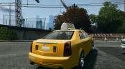 Cadillac CTS Taxi для GTA 4 миниатюра 4