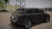 Lexus RX 450h для GTA San Andreas миниатюра 2