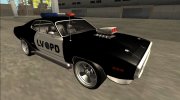1972 Plymouth GTX Police LVPD para GTA San Andreas miniatura 2
