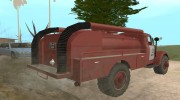 ГАЗ 63 Пожарная машина для GTA San Andreas миниатюра 2