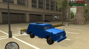 FBI Truck Civil Paintable by Vexillum для GTA San Andreas миниатюра 4