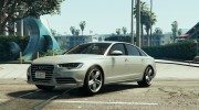 Audi A6 для GTA 5 миниатюра 1