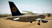 Airbus A319 Lufthansa для GTA San Andreas миниатюра 3